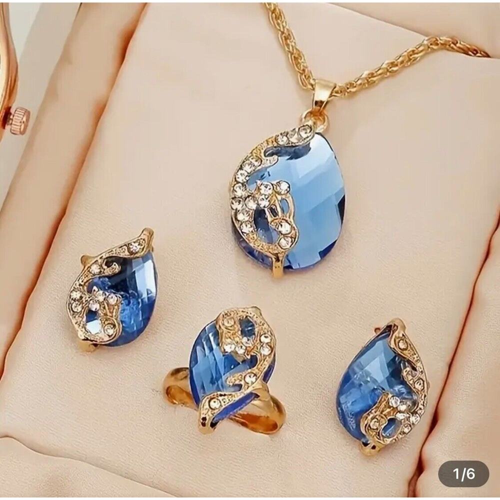 Stunning NEW Elegant Vintage Luxury Alloy 1 Set Jewelry Combo -Elegant N…